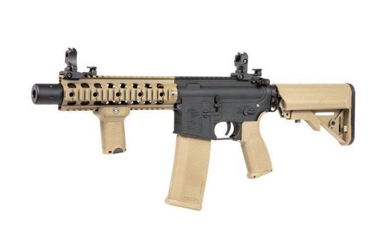 Specna Arms RRA SA-E05 EDGE Carbine mit ASR Mosfet Black/Tan AEG 0,5 Joule